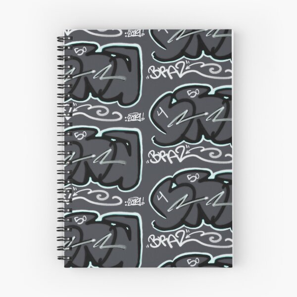 Item preview, Brazz - Graffiti Flop # 2 (black & white blueish) designed and sold by Brazz Official.