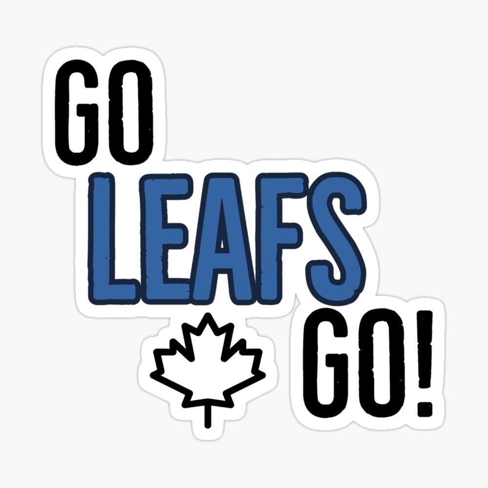 Go Leafs Go Sticker for Sale by HeirOfDreams | Redbubble