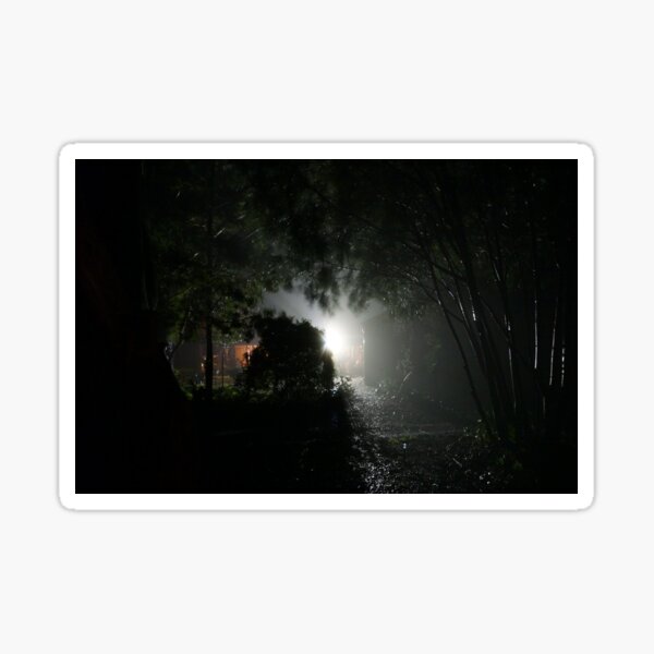 A Winters Night - Adelaide Hills - Fleurieu Peninsula by South Australian artist Avril Thomas Sticker