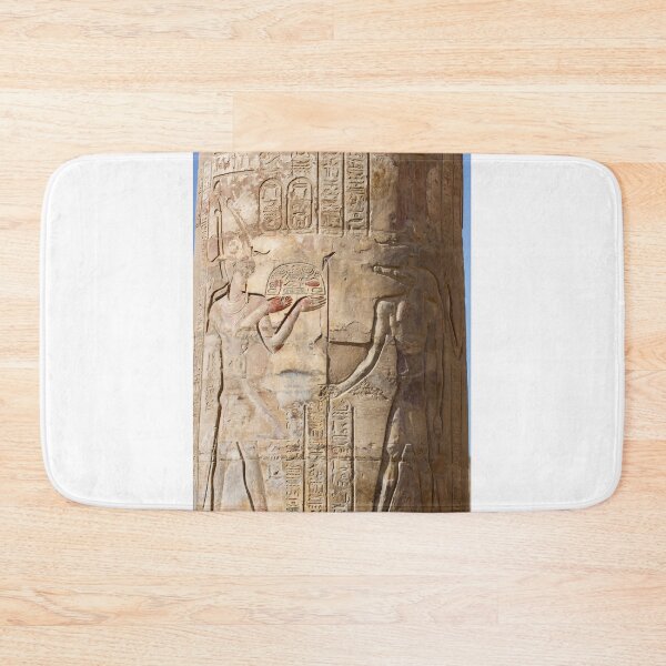 Item preview, Egypt - Kom Ombo - Pillar with original paint on Sobek in 2008 designed and sold by renprovo.
