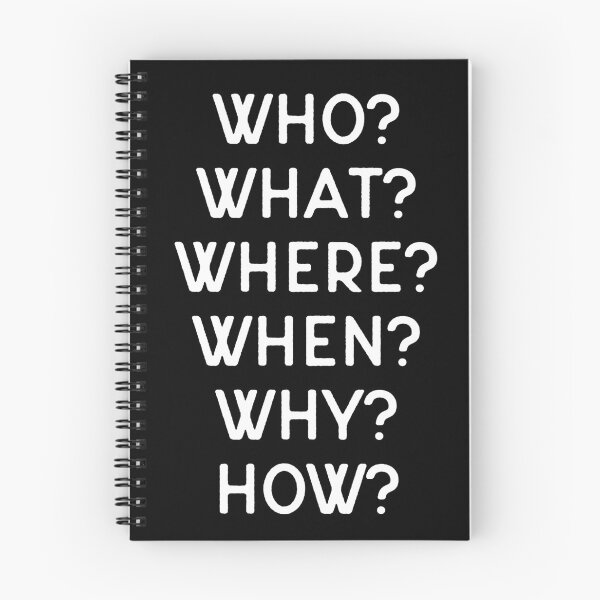 Item preview, Journalism Gift Who? What? Where? When? Why? How? Journalist designed and sold by inkedtee.