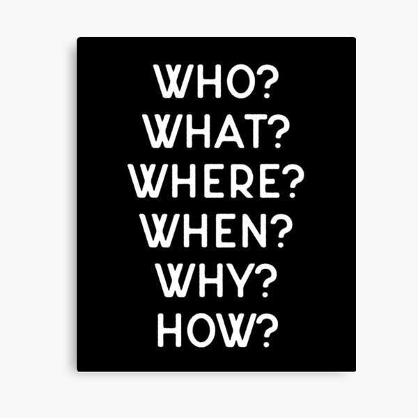 Item preview, Journalism Gift Who? What? Where? When? Why? How? Journalist designed and sold by inkedtee.