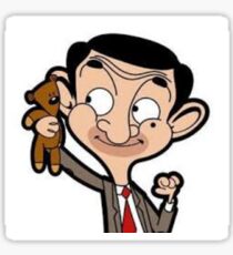 Mr Bean Cartoon Stickers | Redbubble