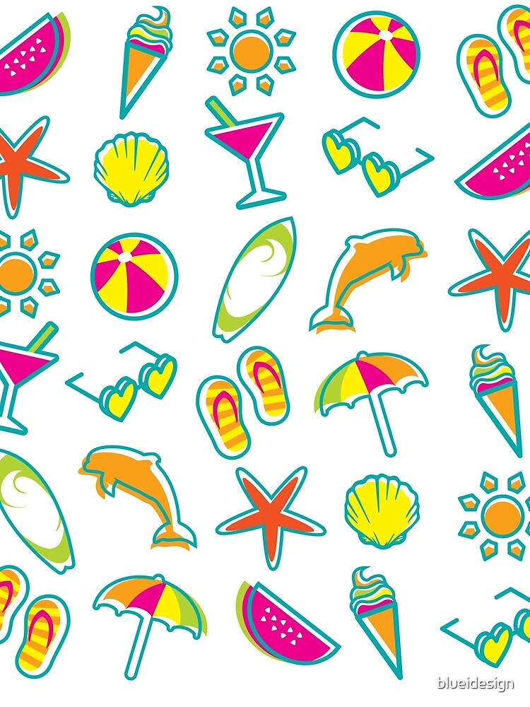 Summer Fun Beach Icons by blueidesign