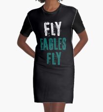 Fly Eagles Fly Graphic T-Shirt Dress