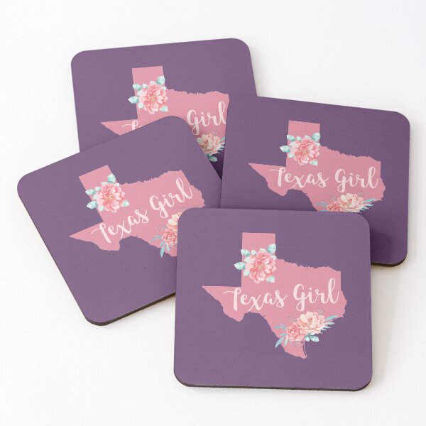 Item preview, Texas Girl - Floral Texas Girl with Texas Map designed and sold by Si Li.