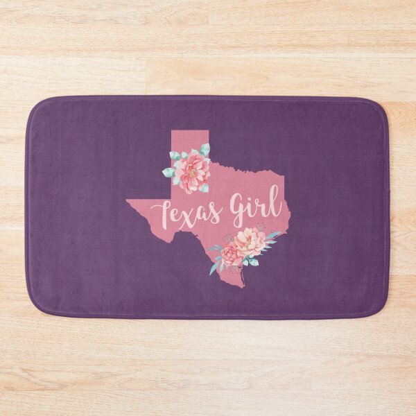 Item preview, Texas Girl - Floral Texas Girl with Texas Map designed and sold by Si Li.