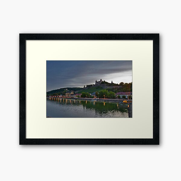 Wurzburg Germany Main River Framed Art Print