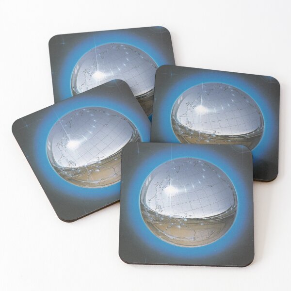 Item preview, Space Globe Retro Art designed and sold by redheroes.