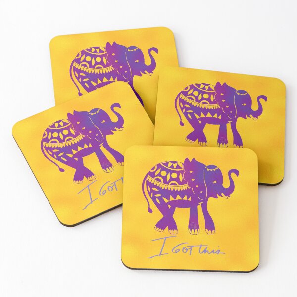 Item preview, I got this purple elephant designed and sold by khadijlloyd.