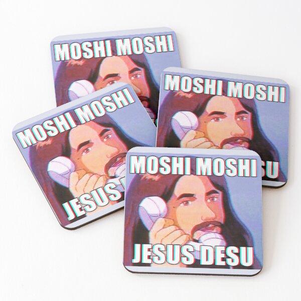 Item preview, MOSHI MOSHI, JESUS DESU designed and sold by Arnold Kim.
