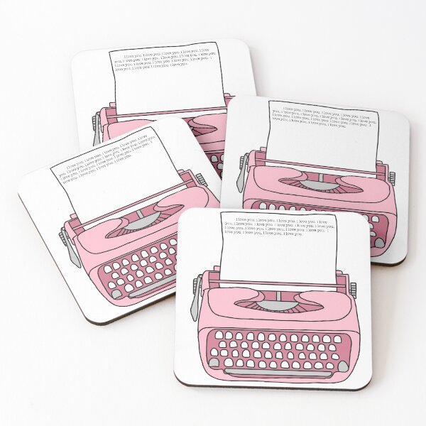Item preview, Pink Typewriter designed and sold by annielinnart.