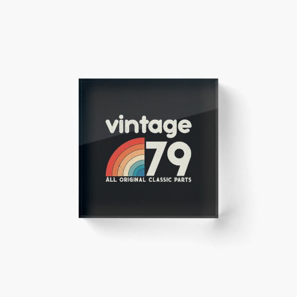Item preview, Vintage 79 All original vintage parts funny gag 40th birthday gifts for women and men designed and sold by Scoopivich.
