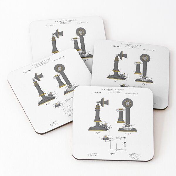Item preview, Telephone Patent - Colour designed and sold by FinlayMcNevin.
