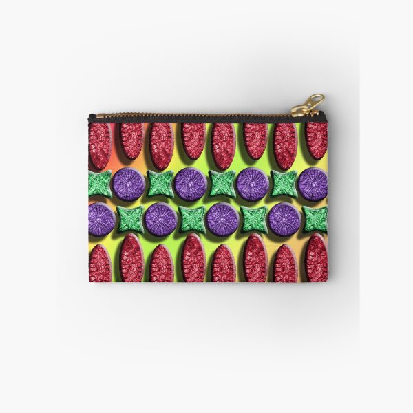 Item preview, Datom Red Purple Green Hue Duvet designed and sold by GolemAura.
