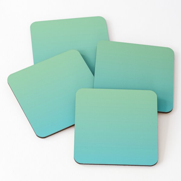 Item preview, Mint Green Aqua Teal Blue Ombre Fade Sunset Gradient designed and sold by SqueakyRicardo.