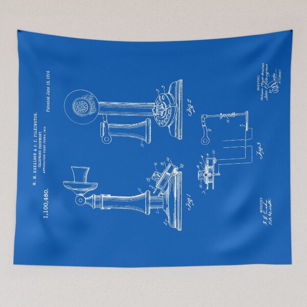 Item preview, Telephone Patent - Blueprint designed and sold by FinlayMcNevin.