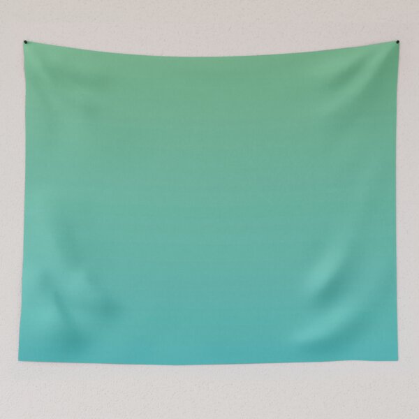 Item preview, Mint Green Aqua Teal Blue Ombre Fade Sunset Gradient designed and sold by SqueakyRicardo.