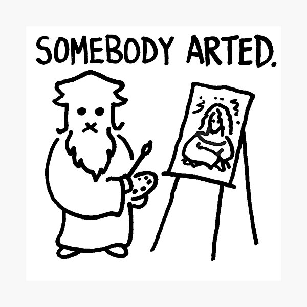 Item preview, Leonardo Somebody Arted  designed and sold by dkbodo.