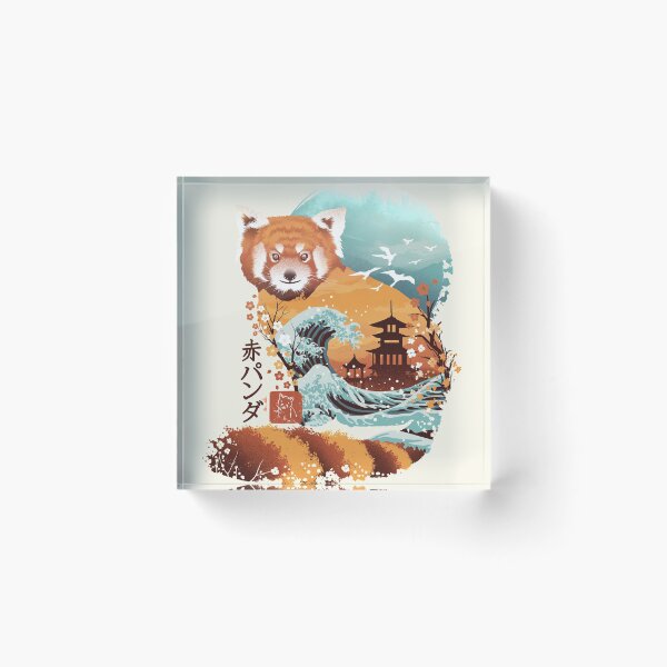 Item preview, Ukiyo e Red Panda designed and sold by Dan Elijah Fajardo.