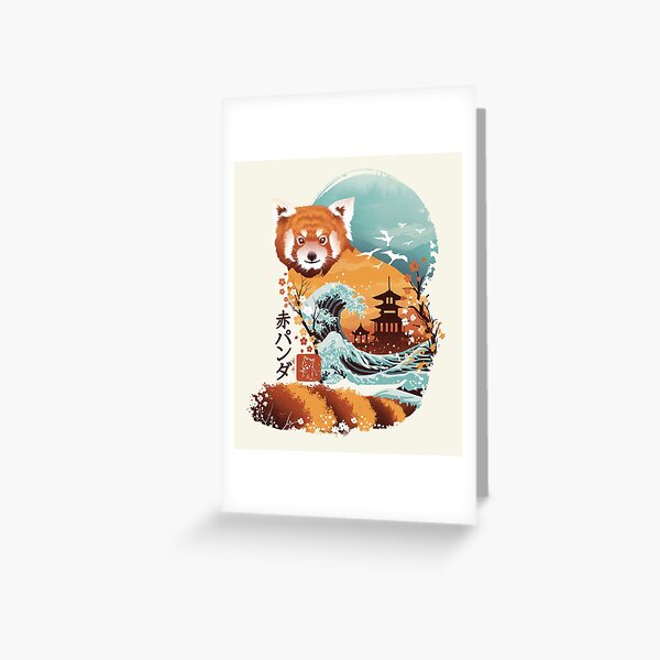 Item preview, Ukiyo e Red Panda designed and sold by Dan Elijah Fajardo.