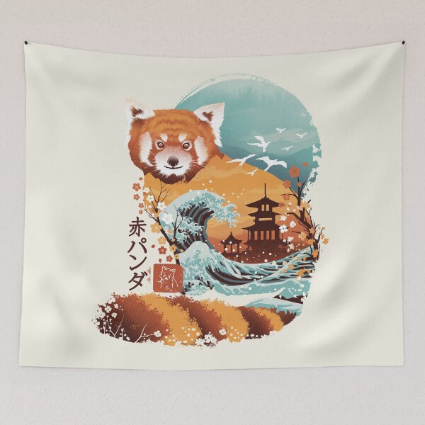 Item preview, Ukiyo e Red Panda designed and sold by Dan Elijah Fajardo.