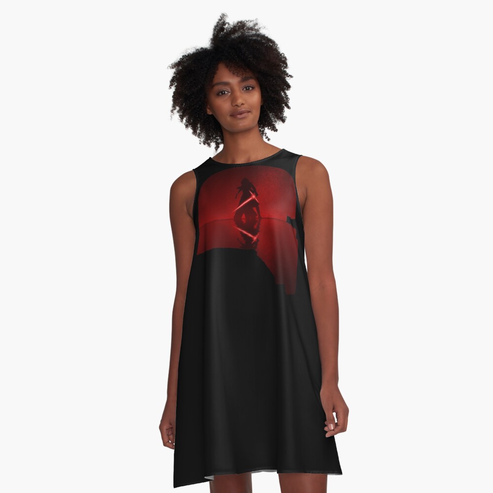 Vista previa del artículo con la obra «Vestido acampanado», diseñado y vendido por rorkstarmason.