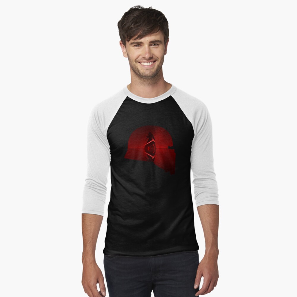 Vista previa del artículo con la obra «Camiseta ¾ estilo béisbol», diseñado y vendido por rorkstarmason.