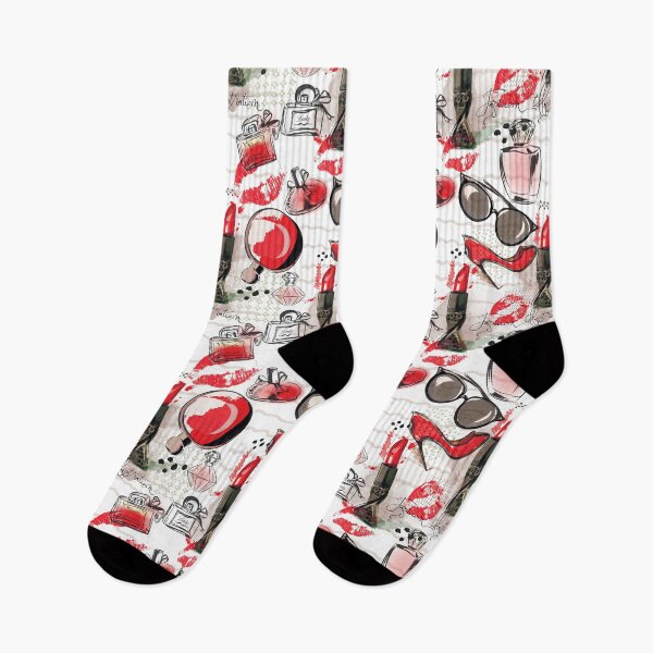 Item preview, French Parisian Stylish Lady In Red designed and sold by Pink Pineapple Works.