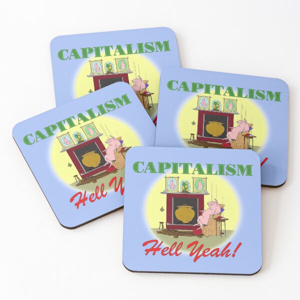 Item preview, Capitalism - Hell Yeah! designed and sold by robotpoop.