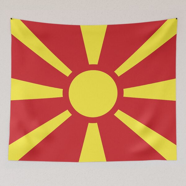 Item preview, Macedonian Flag designed and sold by designseventy.
