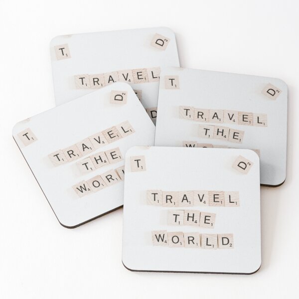 Item preview, Travel The World Quote  designed and sold by newburyboutique.