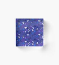 Witchcraft mystic signs Acrylic Block