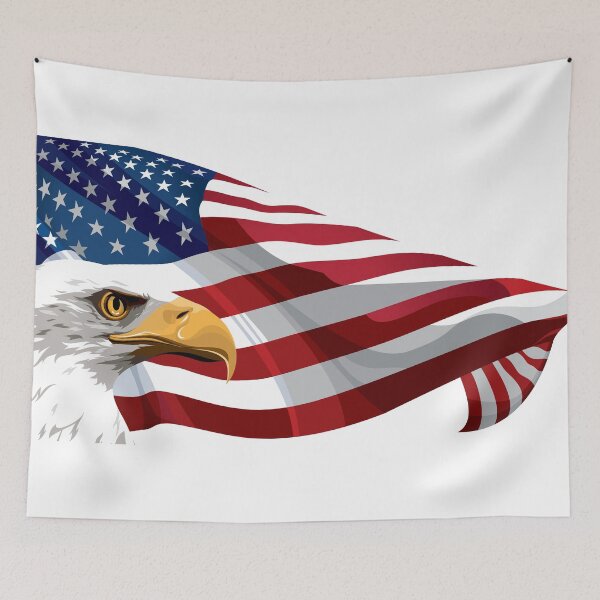 Item preview, United States of America and Eagle designed and sold by Taz-Clothing.