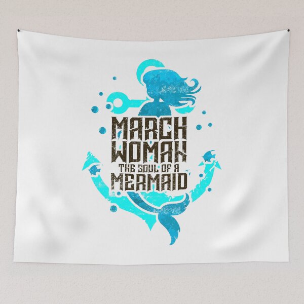 Item preview, March Woman The Soul Of A Mermaid Funny Fantasy designed and sold by findgreatshirts.