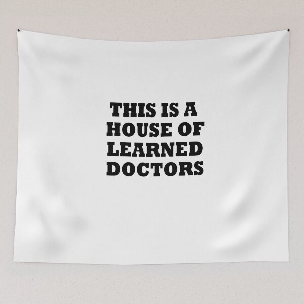 Item preview, This is a House of Learned Doctors Bath Mat Shirt Sticker Mug Pillow Shower Curtain designed and sold by Dwebster27.