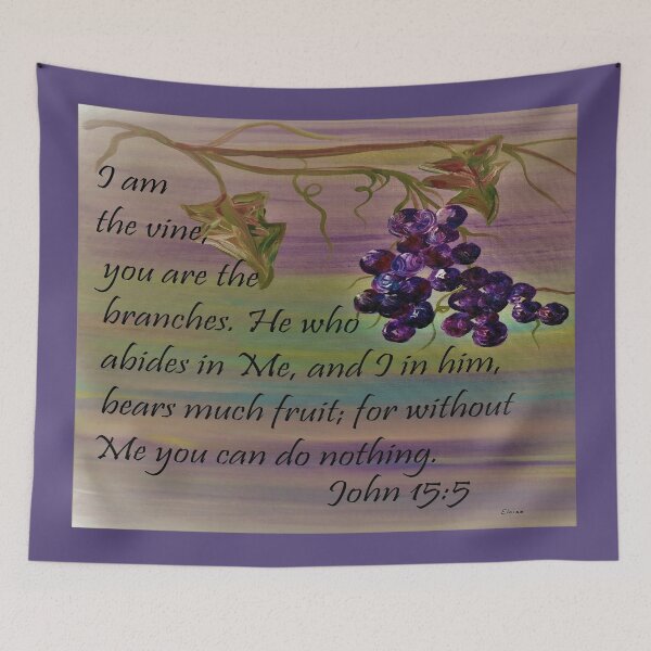 Item preview, I Am the Vine designed and sold by EloiseArt.