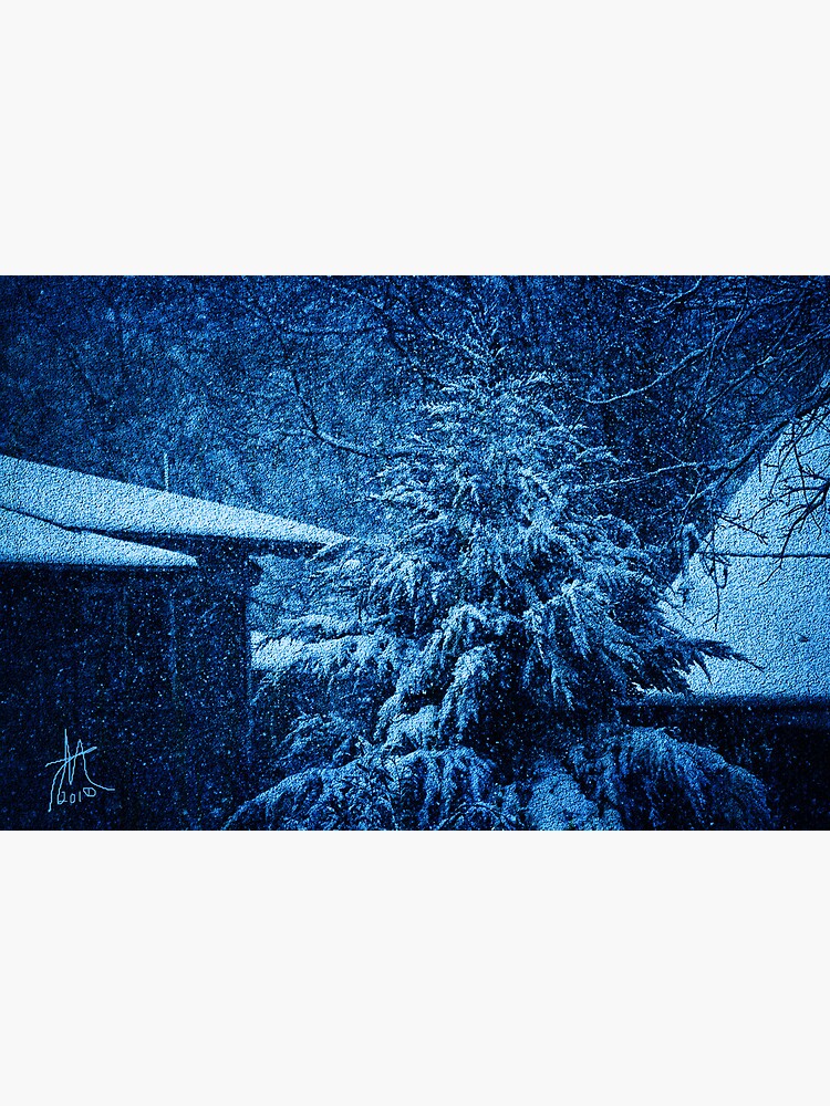 Thumbnail 2 of 2, Postcard, Winter at Night designed and sold by madampatm.