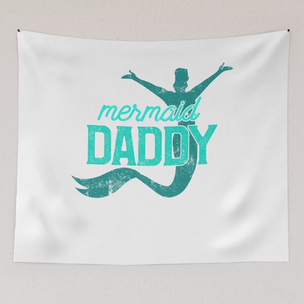 Item preview, Merdad Birthday Party Mom Merman Dad Girl MERMAID DADDY designed and sold by findgreatshirts.