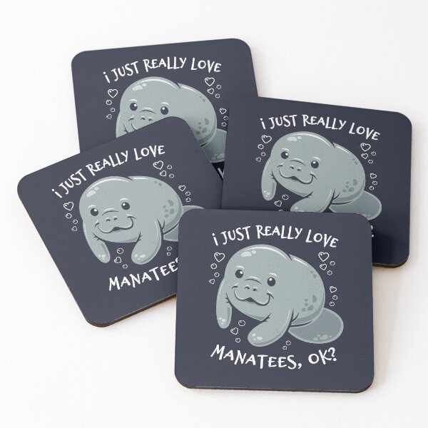 Item preview, I Just Really Love Manatees, OK? designed and sold by Bangtees.