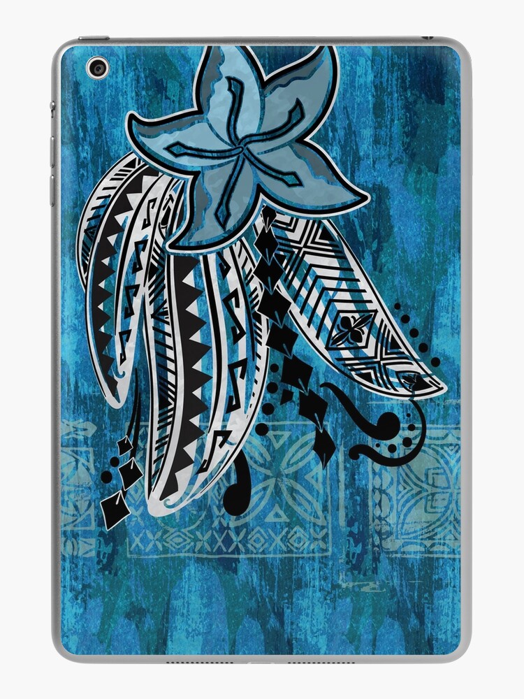 Hawaiian decor - Polynesian Design- Blue Tribal Ocean Spray Throw Blanket  for Sale by sunnthreads