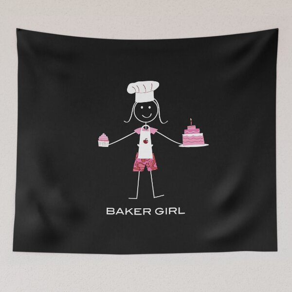 Item preview, Funny Womens Baker Illustration designed and sold by whyitsme.