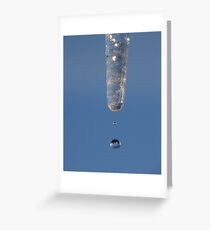 Dripping Icicle Greeting Card