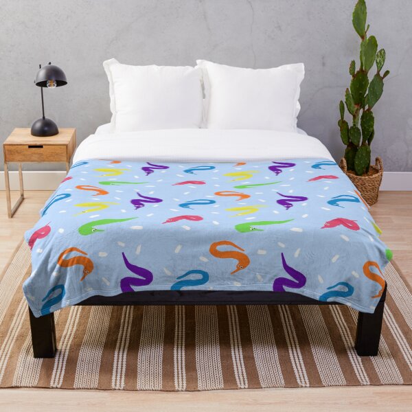 Worm on a String Babey! Throw Blanket