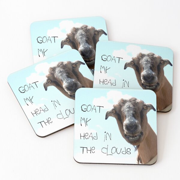 Item preview, goat my head in the clouds,  designed and sold by Stephanie  Skeem.