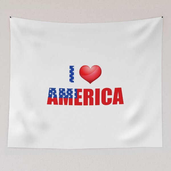 Item preview, I love The United States of America designed and sold by Taz-Clothing.