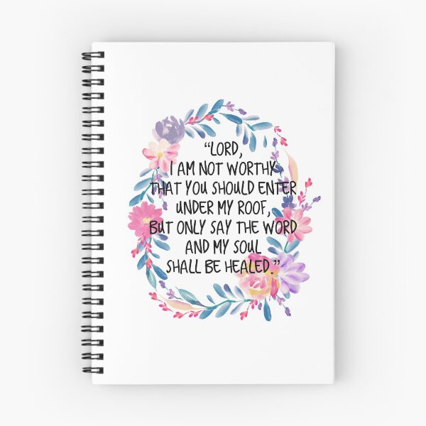 Item preview, Lord, I am not worthy, Bible verse, Catholic prayer, Catholic  designed and sold by Lupappdesigns.
