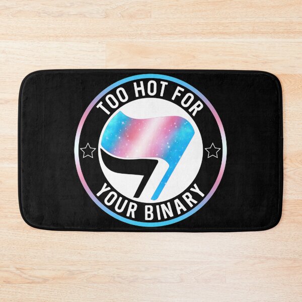 Item preview, Too Hot For Your Binary (Trans Pride Galaxy) designed and sold by Anarcha-Maenad.