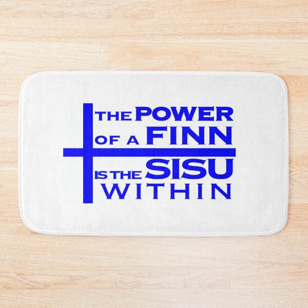 Item preview, The Power of a Finn is the SISU Within- Finnish Flag  designed and sold by Destinations Souvenirs.