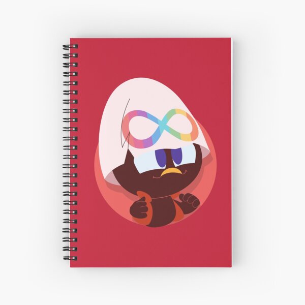 Calimero Neurodiversity Pride Spiral Notebook